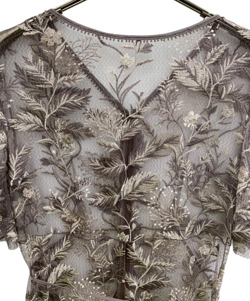 Snidel（スナイデル）Snidel (スナイデル) 半袖ワンピース ブラウン サイズ:1の古着・服飾アイテム