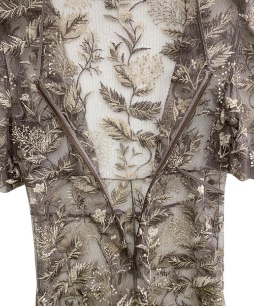 Snidel（スナイデル）Snidel (スナイデル) 半袖ワンピース ブラウン サイズ:1の古着・服飾アイテム