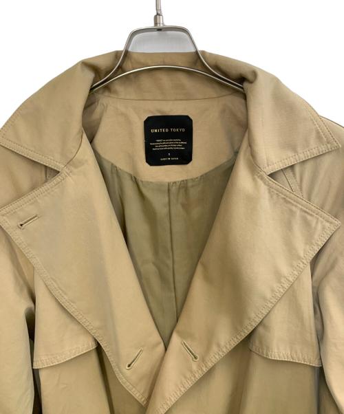 UNITED TOKYO（ユナイテッドトーキョー）UNITED TOKYO (ユナイテッドトーキョー) トレンチコート ベージュ サイズ:1の古着・服飾アイテム
