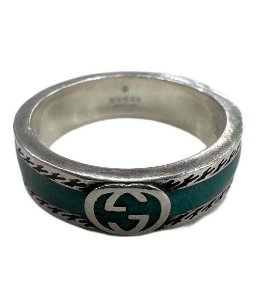 GUCCI（グッチ）GUCCI (グッチ) シルバーリング ターコイズ サイズ:23号の古着・服飾アイテム