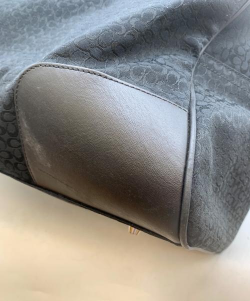 COACH（コーチ）COACH (コーチ) 2wayボストンバッグ ブラックの古着・服飾アイテム