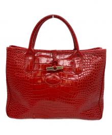 LONGCHAMP（ロンシャン）の古着「ハンドバッグ」｜レッド