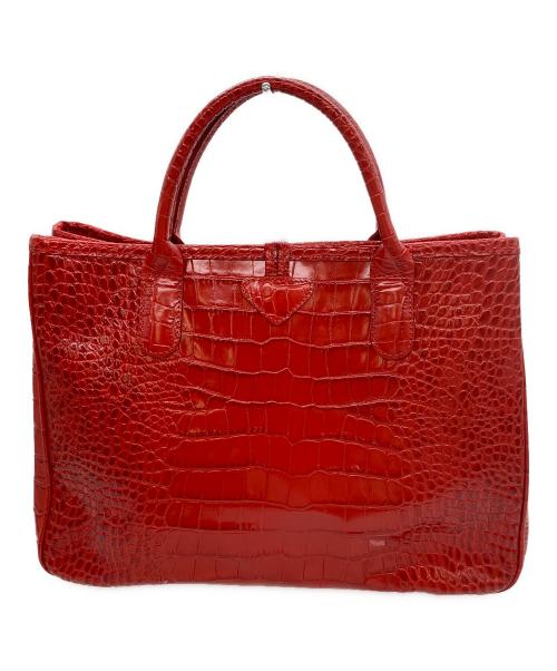 LONGCHAMP（ロンシャン）LONGCHAMP (ロンシャン) ハンドバッグ レッドの古着・服飾アイテム