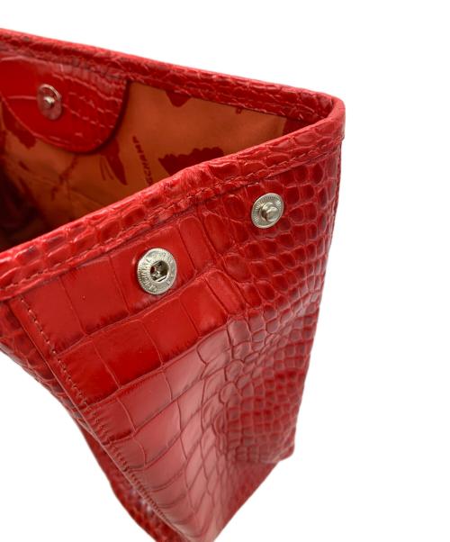 LONGCHAMP（ロンシャン）LONGCHAMP (ロンシャン) ハンドバッグ レッドの古着・服飾アイテム