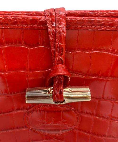 LONGCHAMP（ロンシャン）LONGCHAMP (ロンシャン) ハンドバッグ レッドの古着・服飾アイテム