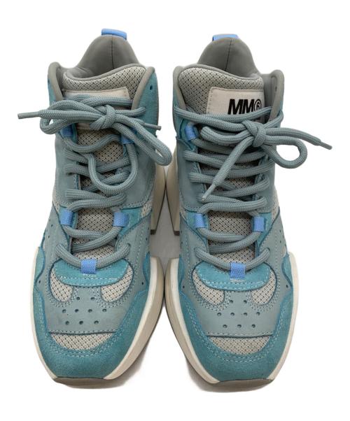 MM6 Maison Margiela（エムエムシックスメゾンマルジェラ）MM6 Maison Margiela (エムエムシックスメゾンマルジェラ) スニーカー スカイブルー サイズ:37の古着・服飾アイテム
