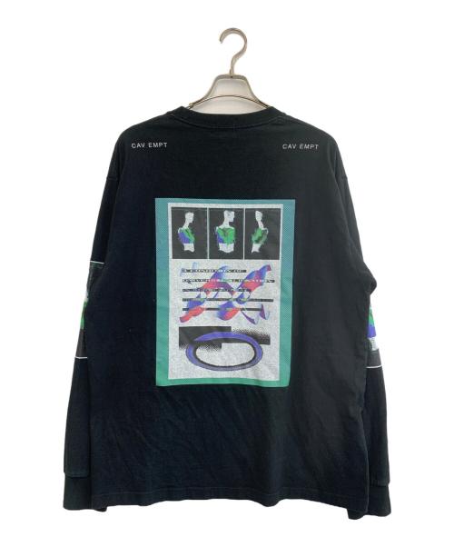 C.E（シーイー）C.E (シーイー キャブエンプト) 長袖カットソー ブラック サイズ:XLの古着・服飾アイテム