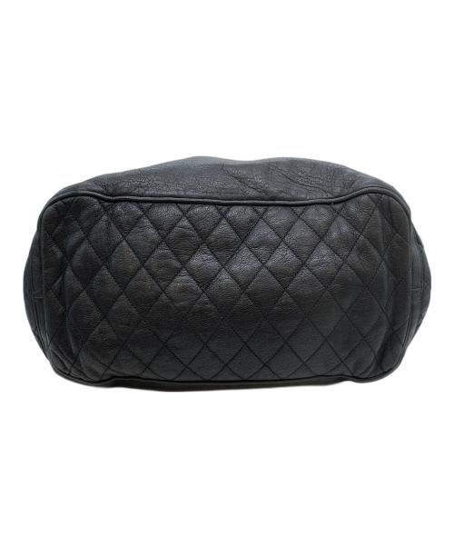 JIMMY CHOO（ジミーチュウ）JIMMY CHOO (ジミーチュウ) レザーハンドバッグ ブラックの古着・服飾アイテム