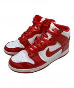 NIKEナイキ）の古着「ハイカットスニーカー」｜レッド×ホワイト