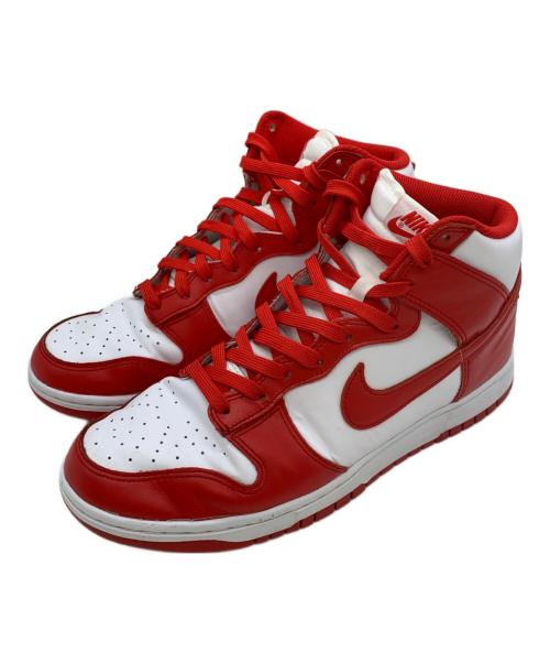 NIKE（ナイキ）NIKE (ナイキ) ハイカットスニーカー レッド×ホワイト サイズ:28の古着・服飾アイテム