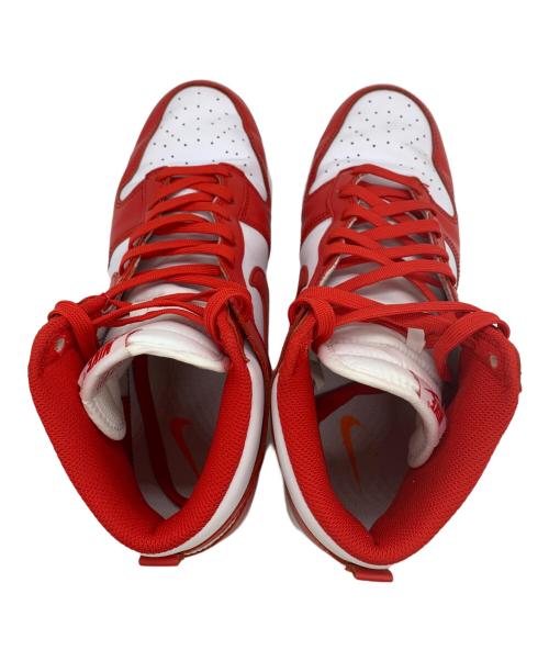 NIKE（ナイキ）NIKE (ナイキ) ハイカットスニーカー レッド×ホワイト サイズ:28の古着・服飾アイテム