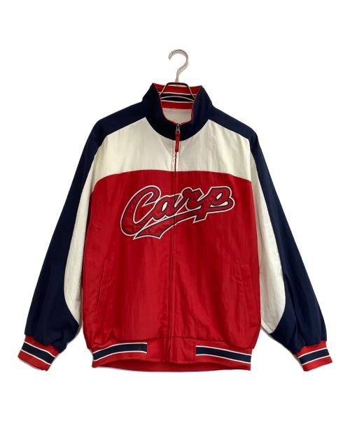 広島東洋カープ（ヒロシマトウヨウカープ）広島東洋カープ (ヒロシマトウヨウカープ) ナイロンジャケット レッド×ネイビー サイズ:Fの古着・服飾アイテム