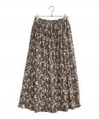 MARBLE WALTZマーブルワルツ）の古着「プリーツスカート」｜ブラウン