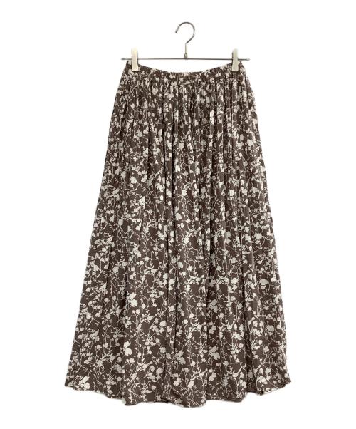 MARBLE WALTZ（マーブルワルツ）MARBLE WALTZ (マーブルワルツ) プリーツスカート ブラウン サイズ:Lの古着・服飾アイテム