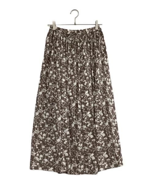 MARBLE WALTZ（マーブルワルツ）MARBLE WALTZ (マーブルワルツ) プリーツスカート ブラウン サイズ:Lの古着・服飾アイテム