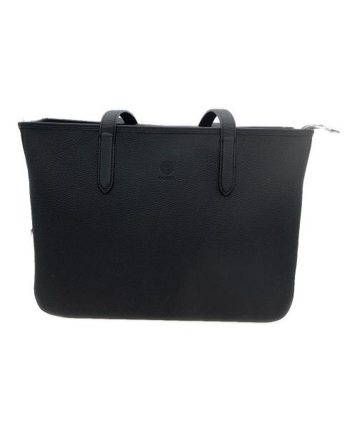 GANZO（ガンゾ）GANZO (ガンゾ) レザートートバッグ ブラックの古着・服飾アイテム