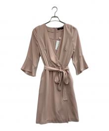 JUSGLITTY（ジャスグリッティー）の古着「半袖ワンピース」｜ピンク