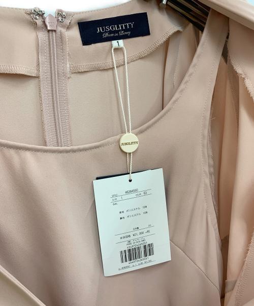 JUSGLITTY（ジャスグリッティー）JUSGLITTY (ジャスグリッティー) 半袖ワンピース ピンク サイズ:1の古着・服飾アイテム