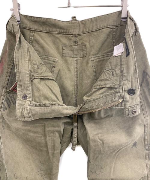 DSQUARED2（ディースクエアード）DSQUARED2 (ディースクエアード) カーゴパンツ オリーブ サイズ:50の古着・服飾アイテム
