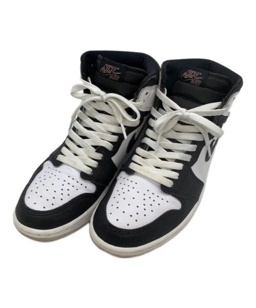 NIKE（ナイキ）NIKE (ナイキ) AIR JORDAN 1 RETRO HIGH ホワイト×ブラック サイズ:26.5の古着・服飾アイテム