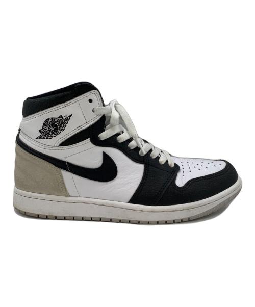 NIKE（ナイキ）NIKE (ナイキ) AIR JORDAN 1 RETRO HIGH ホワイト×ブラック サイズ:26.5の古着・服飾アイテム