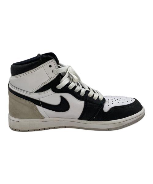 NIKE（ナイキ）NIKE (ナイキ) AIR JORDAN 1 RETRO HIGH ホワイト×ブラック サイズ:26.5の古着・服飾アイテム