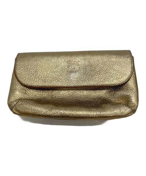 IL BISONTE（イル ビゾンテ）IL BISONTE (イル ビゾンテ) ロングウォレット ゴールドの古着・服飾アイテム