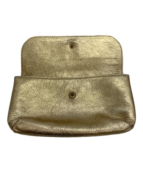 IL BISONTE（イル ビゾンテ）IL BISONTE (イル ビゾンテ) ロングウォレット ゴールドの古着・服飾アイテム