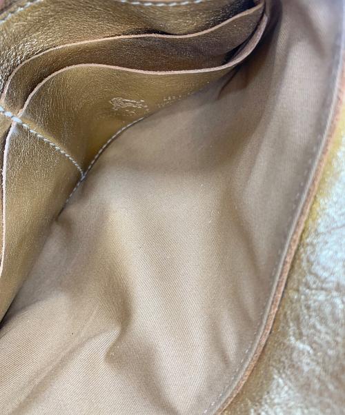 IL BISONTE（イル ビゾンテ）IL BISONTE (イル ビゾンテ) ロングウォレット ゴールドの古着・服飾アイテム