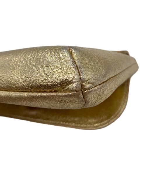 IL BISONTE（イル ビゾンテ）IL BISONTE (イル ビゾンテ) ロングウォレット ゴールドの古着・服飾アイテム