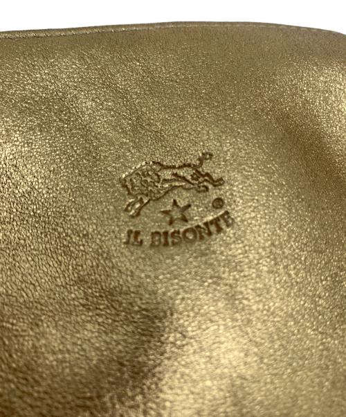IL BISONTE（イル ビゾンテ）IL BISONTE (イル ビゾンテ) コスメポーチ ゴールドの古着・服飾アイテム