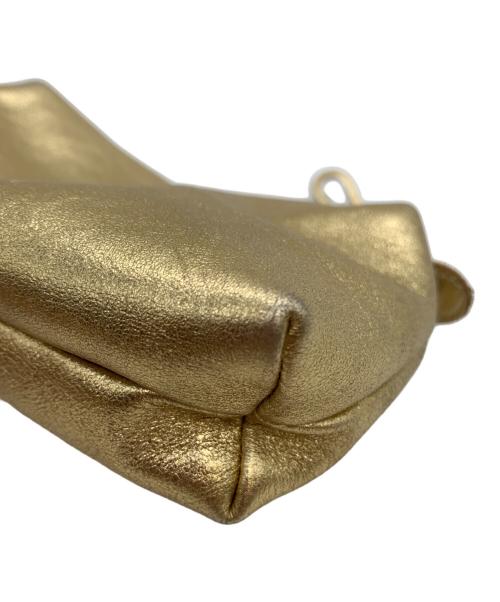 IL BISONTE（イル ビゾンテ）IL BISONTE (イル ビゾンテ) コスメポーチ ゴールドの古着・服飾アイテム