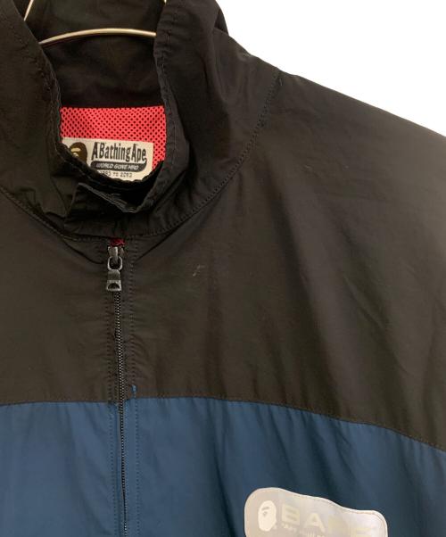 A BATHING APE（ア ベイシング エイプ）A BATHING APE (ア ベイシング エイプ) ナイロンジャケット ネイビー サイズ:XLの古着・服飾アイテム