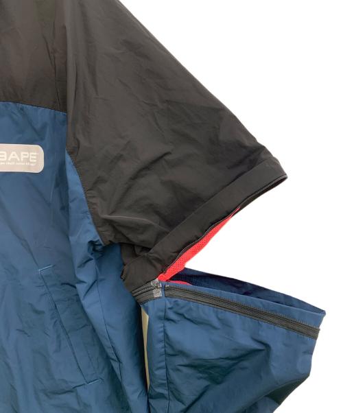 A BATHING APE（ア ベイシング エイプ）A BATHING APE (ア ベイシング エイプ) ナイロンジャケット ネイビー サイズ:XLの古着・服飾アイテム