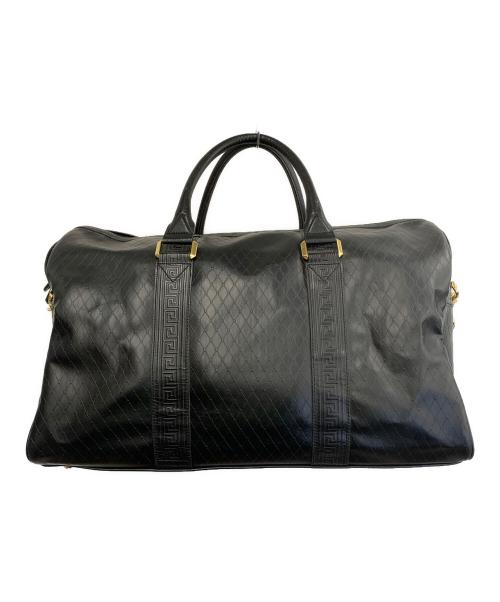 GIANNI VERSACE（ジャンニ・ヴェルサーチ）GIANNI VERSACE (ジャンニ・ヴェルサーチ) ボストンバッグ ブラックの古着・服飾アイテム