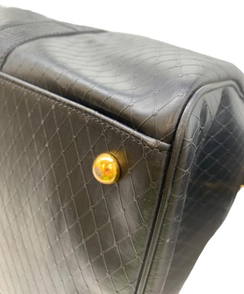 GIANNI VERSACE（ジャンニ・ヴェルサーチ）GIANNI VERSACE (ジャンニ・ヴェルサーチ) ボストンバッグ ブラックの古着・服飾アイテム