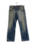DOLCE & GABBANAドルチェ＆ガッバーナ）の古着「ダメージデニムパンツ」｜インディゴ