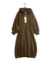 COEL（コエル）の古着「長袖ワンピース」｜カーキ
