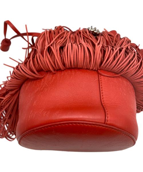 J&M DAVIDSON（ジェイ＆エム デヴィッドソン）J&M DAVIDSON (ジェイ＆エム デヴィッドソン) フリンジカーニバルミニショルダーバッグ レッドの古着・服飾アイテム