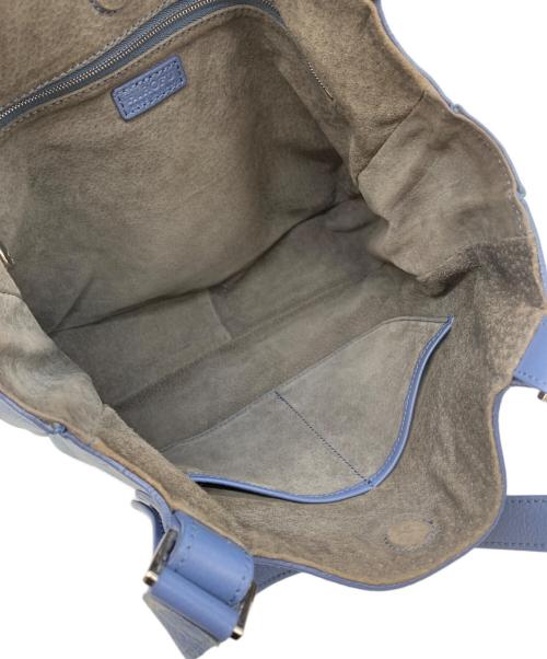 HIROFU（ヒロフ）HIROFU (ヒロフ) トートバッグ ブルーの古着・服飾アイテム