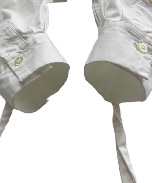 Ujoh（ウジョー）Ujoh (ウジョー) クロップドシャツ ホワイト サイズ:2の古着・服飾アイテム