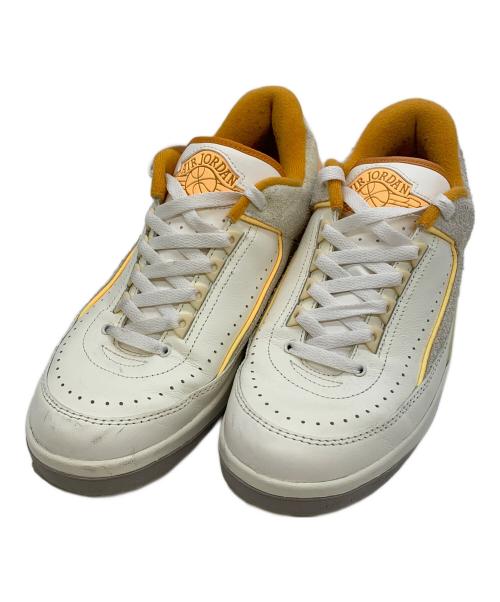 NIKE（ナイキ）NIKE (ナイキ) AIR JORDAN 2 RETRO LOW ホワイト×オレンジ サイズ:27の古着・服飾アイテム