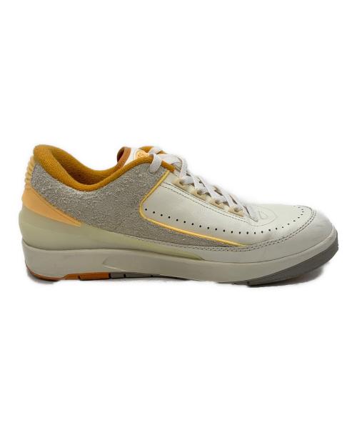NIKE（ナイキ）NIKE (ナイキ) AIR JORDAN 2 RETRO LOW ホワイト×オレンジ サイズ:27の古着・服飾アイテム