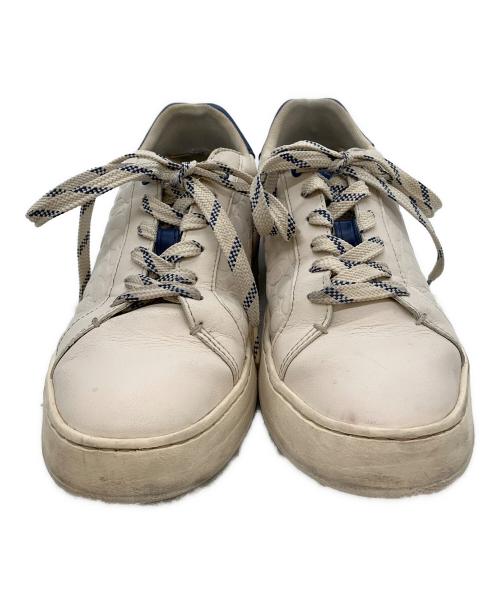 COACH（コーチ）COACH (コーチ) スニーカー ホワイト×ネイビー サイズ:25.5の古着・服飾アイテム