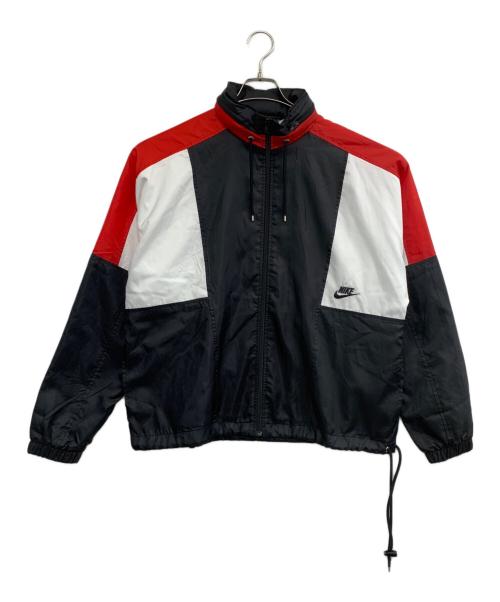 NIKE（ナイキ）NIKE (ナイキ) ナイロンジャケット ブラック×レッド サイズ:Mの古着・服飾アイテム