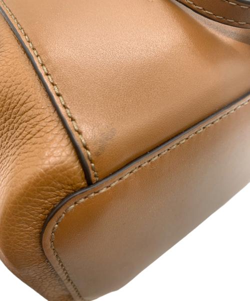 FURLA（フルラ）FURLA (フルラ) ショルダ-巾着バッグ ブラウンの古着・服飾アイテム