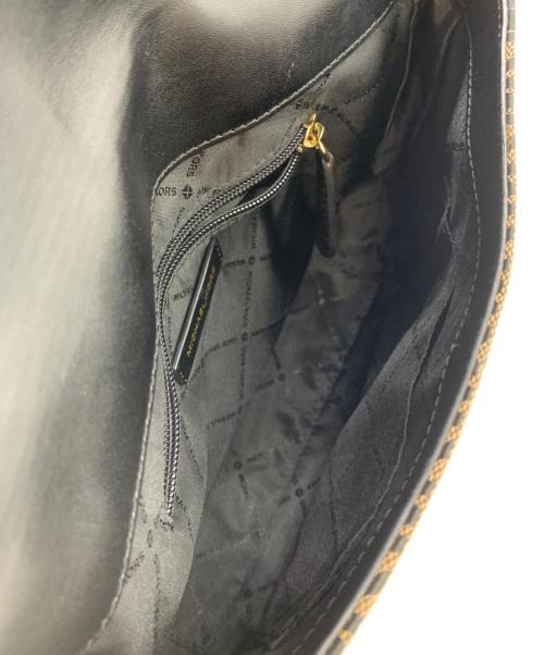 MICHAEL KORS（マイケル・コース）MICHAEL KORS (マイケルコース) ショルダーバッグ ブラック×ベージュの古着・服飾アイテム