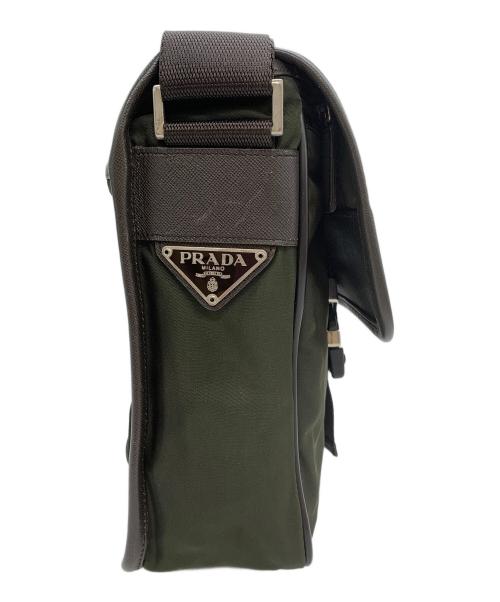 PRADA（プラダ）PRADA (プラダ) ショルダーバッグ オリーブの古着・服飾アイテム