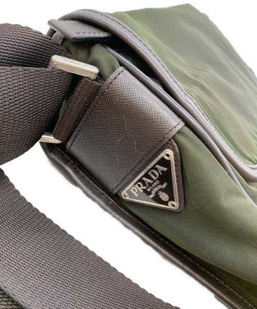 PRADA（プラダ）PRADA (プラダ) ショルダーバッグ オリーブの古着・服飾アイテム