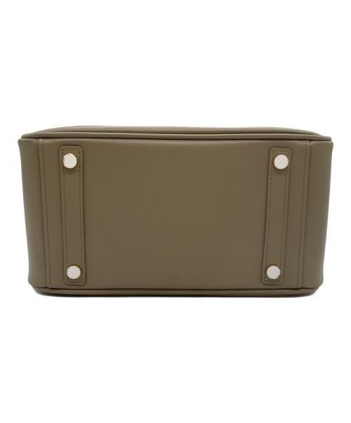 A.D.M.J.（エーディーエムジェイ）A.D.M.J. (エーディーエムジェイ) ビジューハンドバッグ ベージュ×ピンクの古着・服飾アイテム